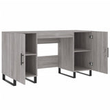 Wooden Desk for Home And Office With Black Handles - Vantage Home