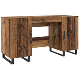 Wooden Desk for Home And Office With Black Handles - Vantage Home