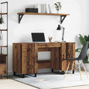 Wooden Desk for Home And Office With Black Handles - Vantage Home