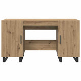 Wooden Desk for Home And Office With Black Handles - Vantage Home