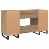 Wooden Desk for Home And Office With Black Handles - Vantage Home