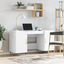 Wooden Desk for Home And Office With Gold Handles - Vantage Home