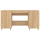 Wooden Desk for Home And Office With Gold Handles - Vantage Home