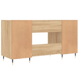 Wooden Desk for Home And Office With Gold Handles - Vantage Home