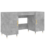 Wooden Desk for Home And Office With Gold Handles - Vantage Home