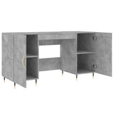 Wooden Desk for Home And Office With Gold Handles - Vantage Home