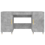 Wooden Desk for Home And Office With Gold Handles - Vantage Home