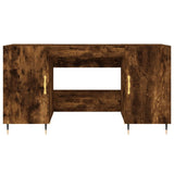 Wooden Desk for Home And Office With Gold Handles - Vantage Home