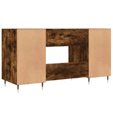 Wooden Desk for Home And Office With Gold Handles - Vantage Home
