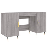Wooden Desk for Home And Office With Gold Handles - Vantage Home