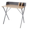 Wooden Desk for Home And Office With Grey Legs - Loft