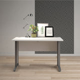 Wooden Desk for Home And Office 120cm Wide in White - Prima
