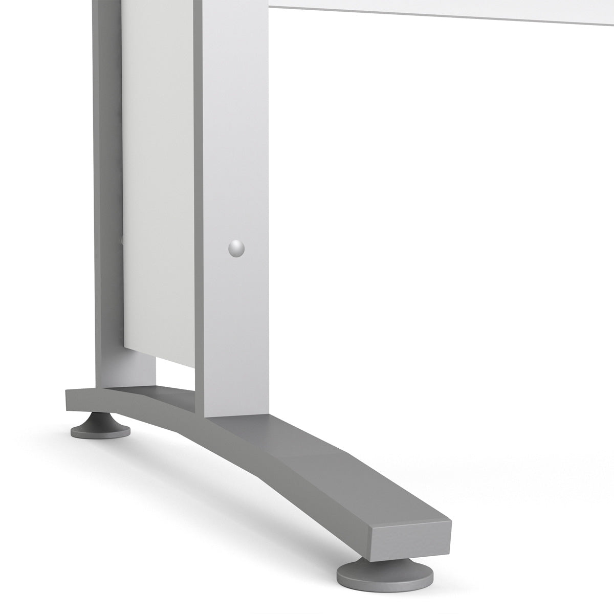Wooden Desk for Home And Office 120cm Wide in White - Prima