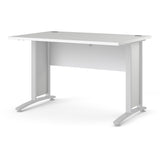 Wooden Desk for Home And Office 120cm Wide in White - Prima