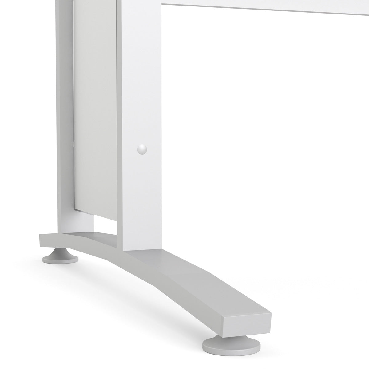 Wooden Desk for Home And Office 120cm Wide in White - Prima