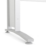 Wooden Desk for Home And Office 120cm Wide in White - Prima