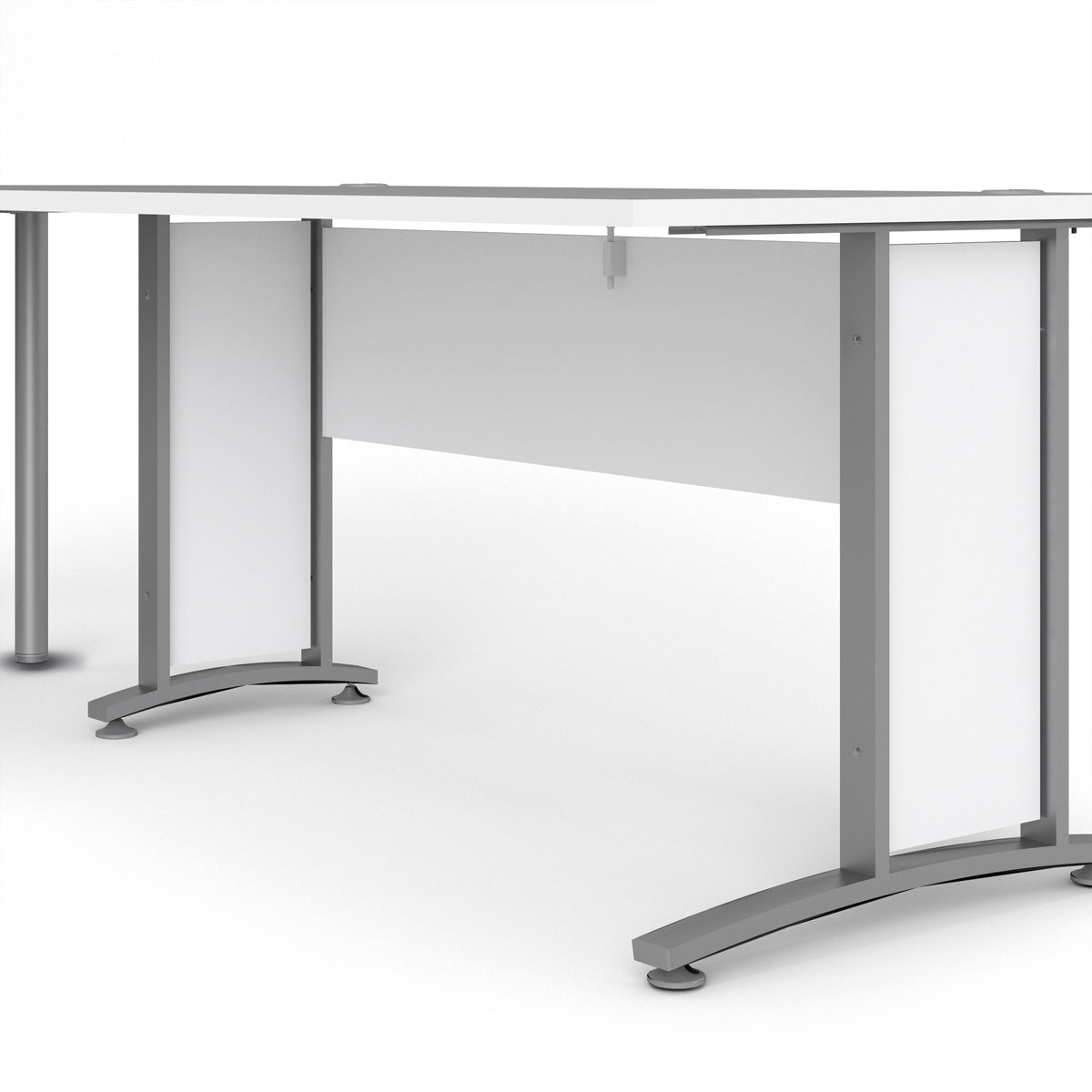 Wooden Desk for Home And Office 150cm Wide in White - Prima