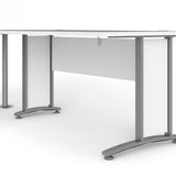 Wooden Desk for Home And Office 150cm Wide in White - Prima