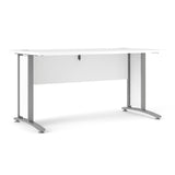 Wooden Desk for Home And Office 150cm Wide in White - Prima