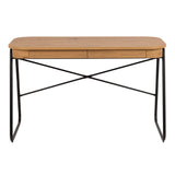 Wooden Desk for Home And Office With 2 Drawers - Blueton