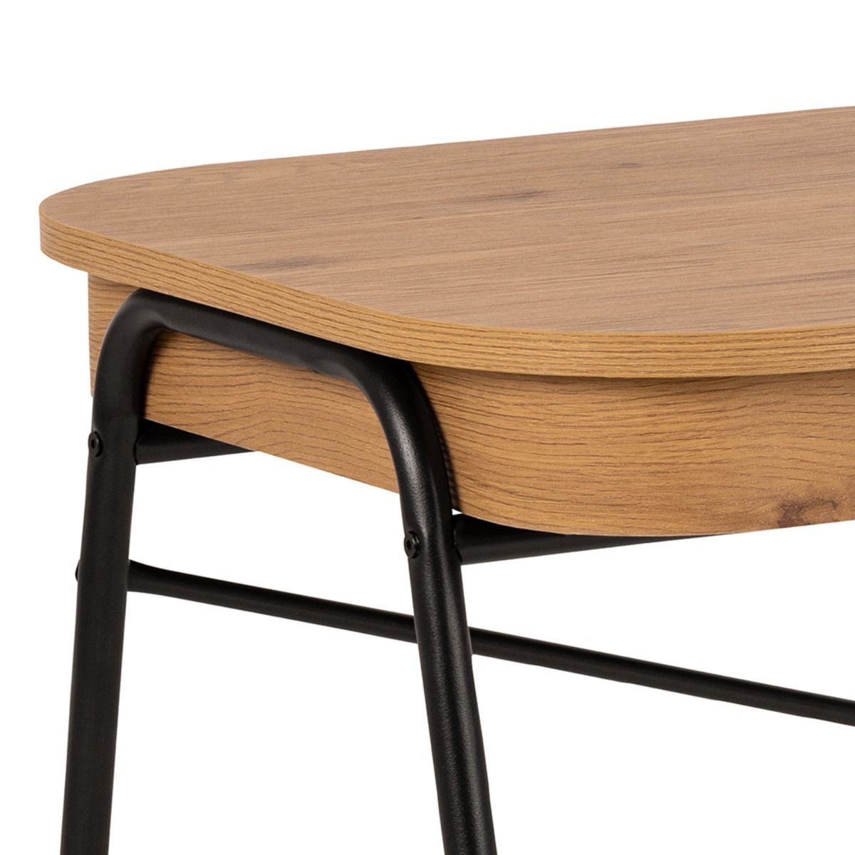 Wooden Desk for Home And Office With 2 Drawers - Blueton