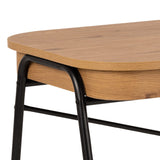 Wooden Desk for Home And Office With 2 Drawers - Blueton