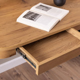 Wooden Desk for Home And Office With 2 Drawers - Blueton