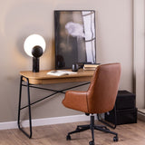 Wooden Desk for Home And Office With 2 Drawers - Blueton