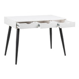 Wooden Desk for Home And Office With 3 Drawers And Black Legs - Neptun
