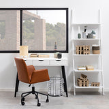 Wooden Desk for Home And Office With 3 Drawers And Black Legs - Neptun