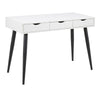 Wooden Desk for Home And Office With 3 Drawers And Black Legs - Neptun