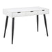 Wooden Desk for Home And Office With 3 Drawers And Black Legs - Neptun