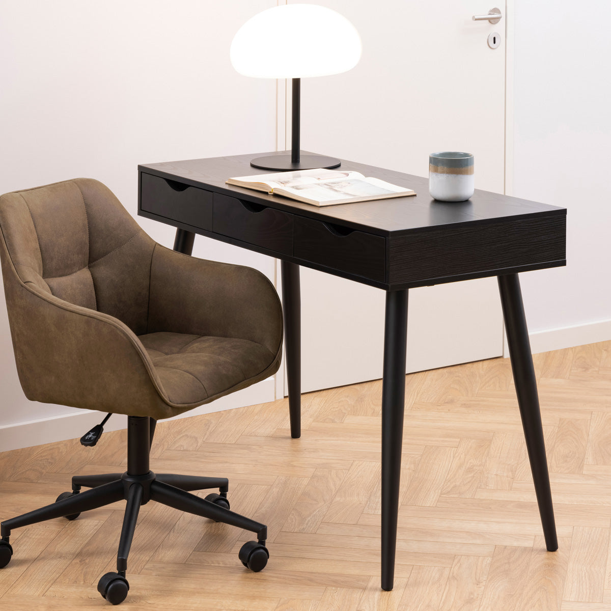 Wooden Desk for Home And Office With 3 Drawers - Neptun