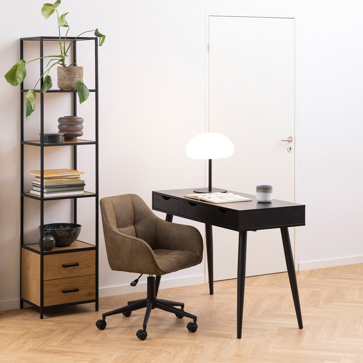 Wooden Desk for Home And Office With 3 Drawers - Neptun