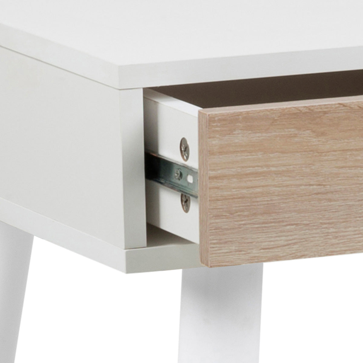 Wooden Desk for Home And Office With 3 Oak Drawers - Neptun