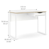 Wooden Desk for Home And Office With 1 Drawer - Function Plus