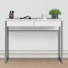 Wooden Desk for Home And Office 101.6cm Wide With 2 Drawers - Function Plus