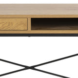 Wooden Desk for Home And Office 110cm Wide With 1 Drawer - Seaford