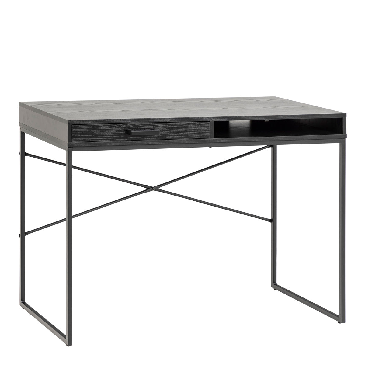 Wooden Desk for Home And Office 110cm Wide With 1 Drawer - Seaford