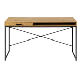 Wooden Desk for Home And Office 140cm Wide With 1 Drawer - Seaford