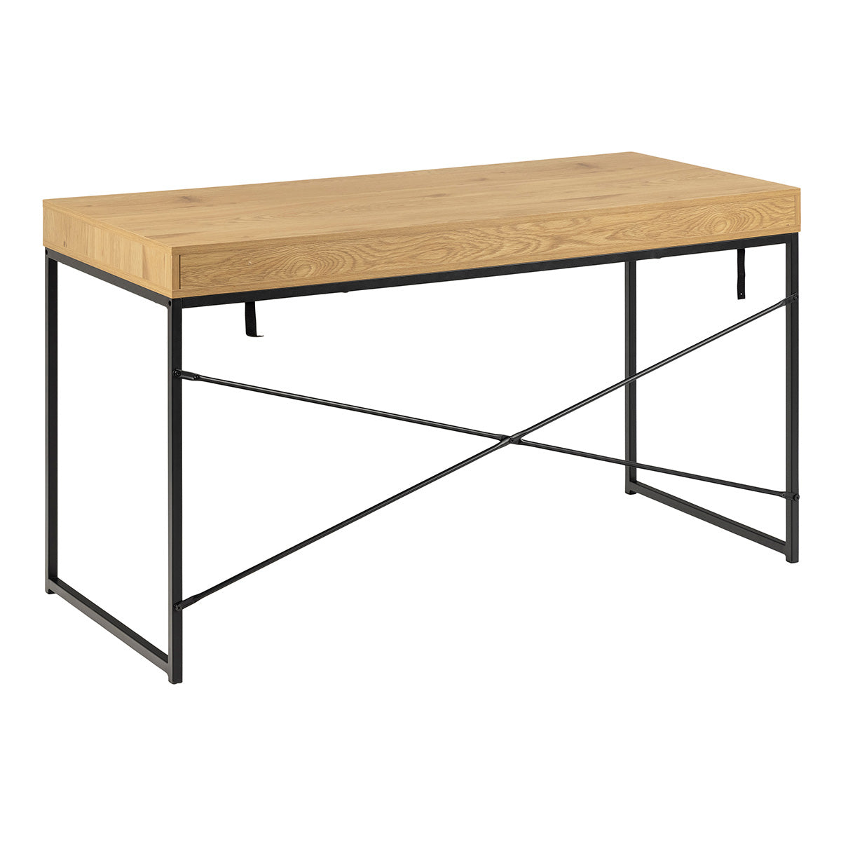 Wooden Desk for Home And Office 140cm Wide With 1 Drawer - Seaford