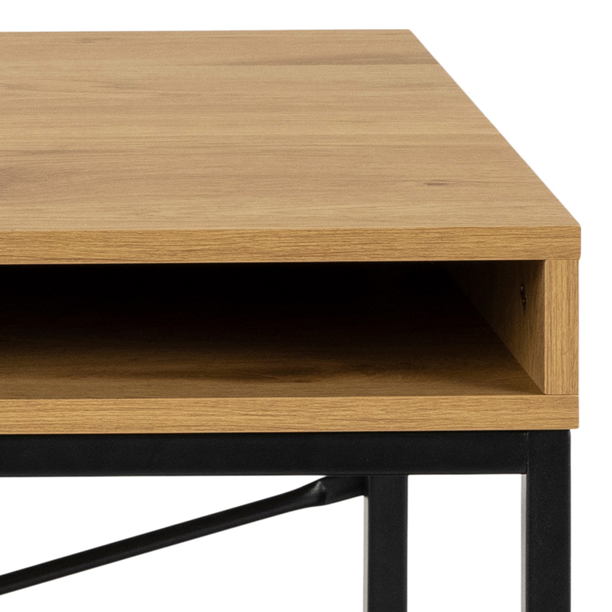 Wooden Desk for Home And Office 140cm Wide With 1 Drawer - Seaford