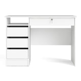 Wooden Desk for Home And Office 4 Drawers - Function Plus