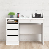 Wooden Desk for Home And Office 4 Drawers - Function Plus