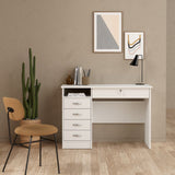 Wooden Desk for Home And Office With 5 Drawers - Function Plus