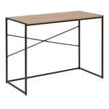 Wooden Desk Home And Office With Black Metal Frame - Seaford