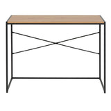 Wooden Desk Home And Office With Black Metal Frame - Seaford