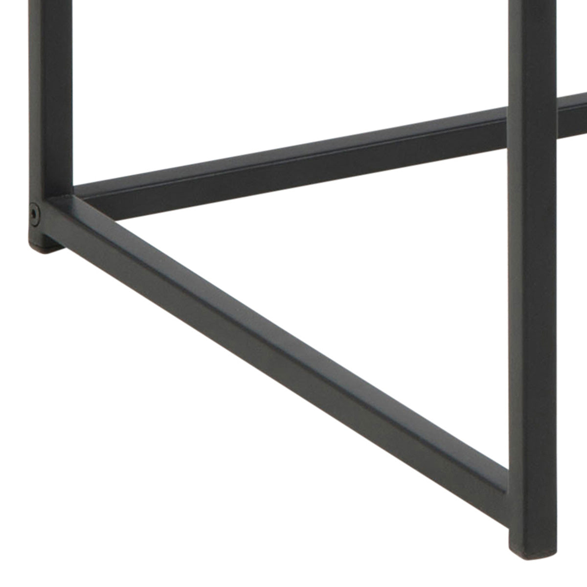 Wooden Desk Home And Office With Black Metal Frame - Seaford