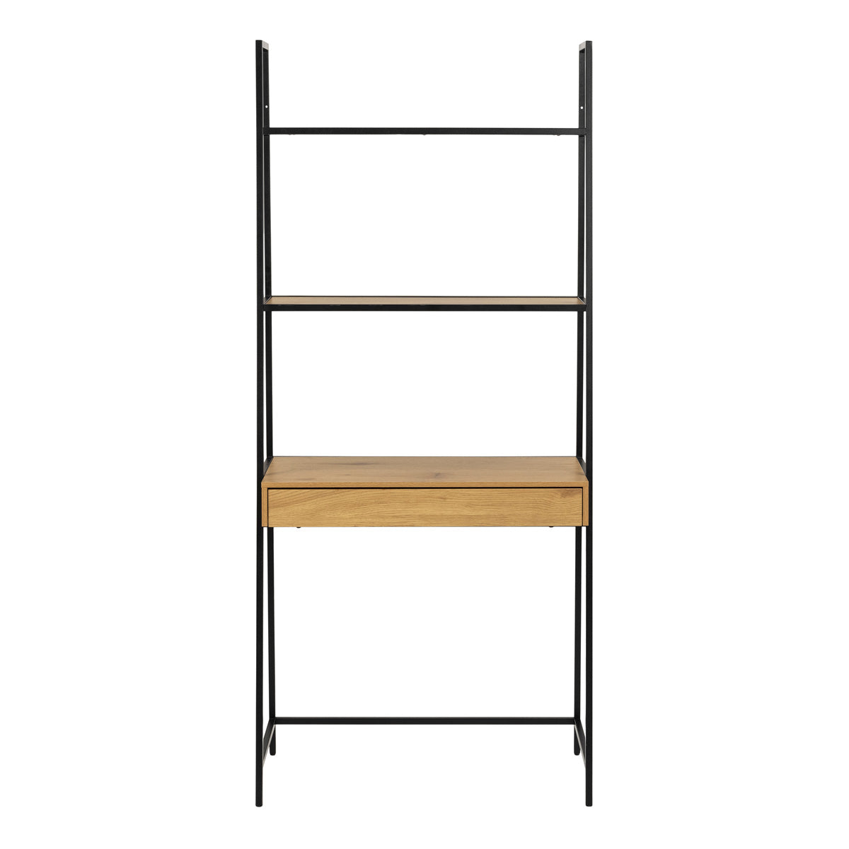 Wooden Desk for Home And Office in Ladder Design With 1 Drawer - Seaford