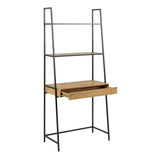 Wooden Desk for Home And Office in Ladder Design With 1 Drawer - Seaford